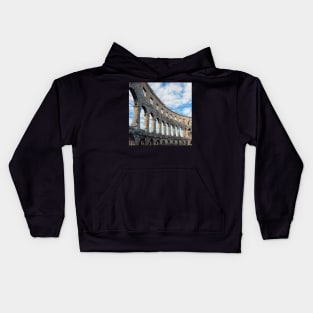 Pula amphitheatre, Croatia Kids Hoodie